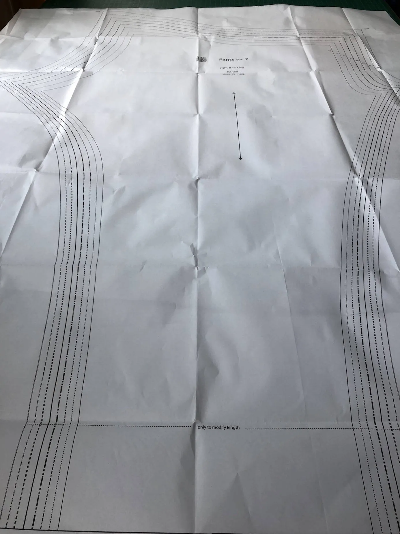 100 Acts of Sewing: Pants No. 2 - Print Sewing Pattern