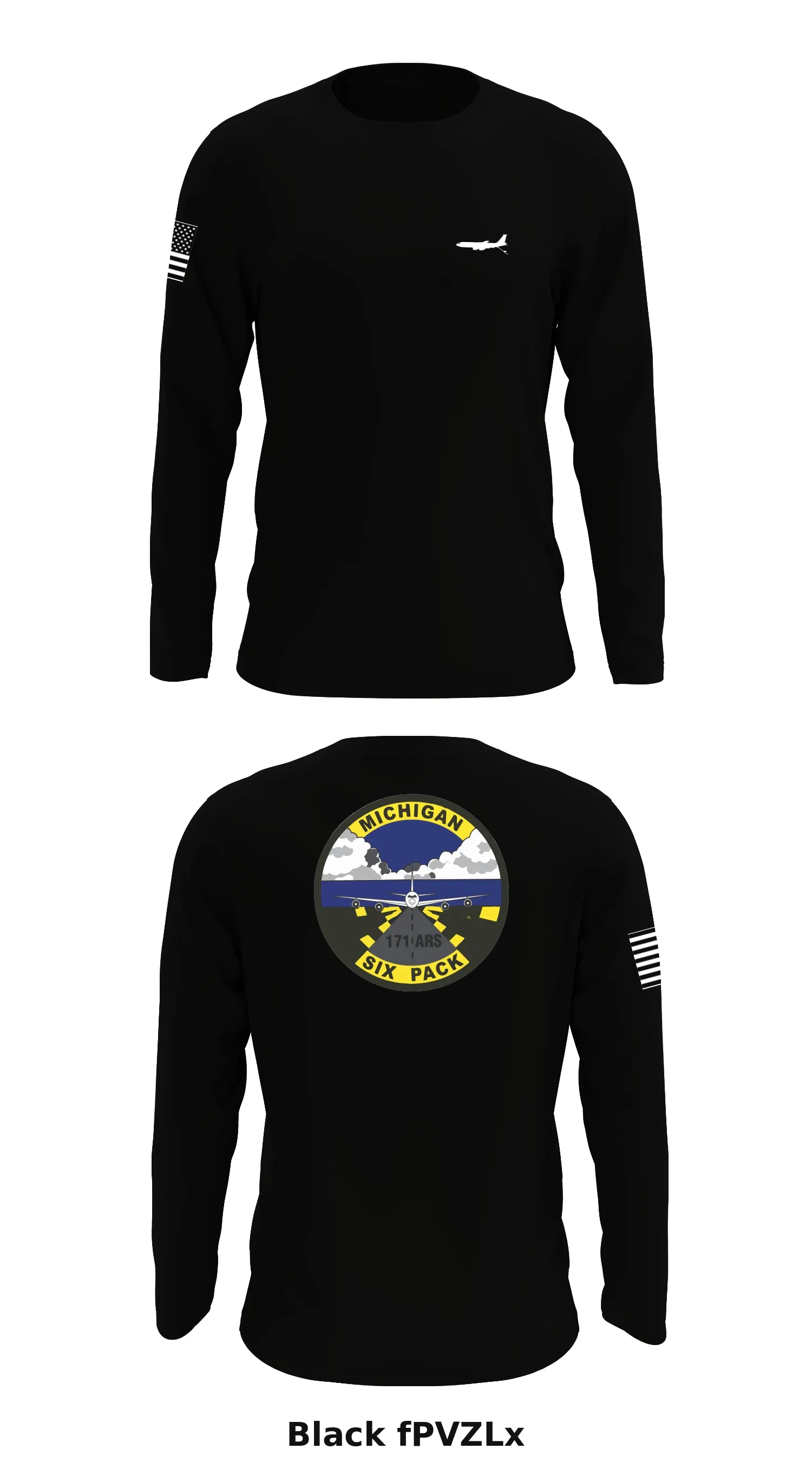171st ARS Store 1 Core Men's LS Performance Tee - fPVZLx