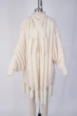 1990s Mohair & Mink Cocoon Cardigan