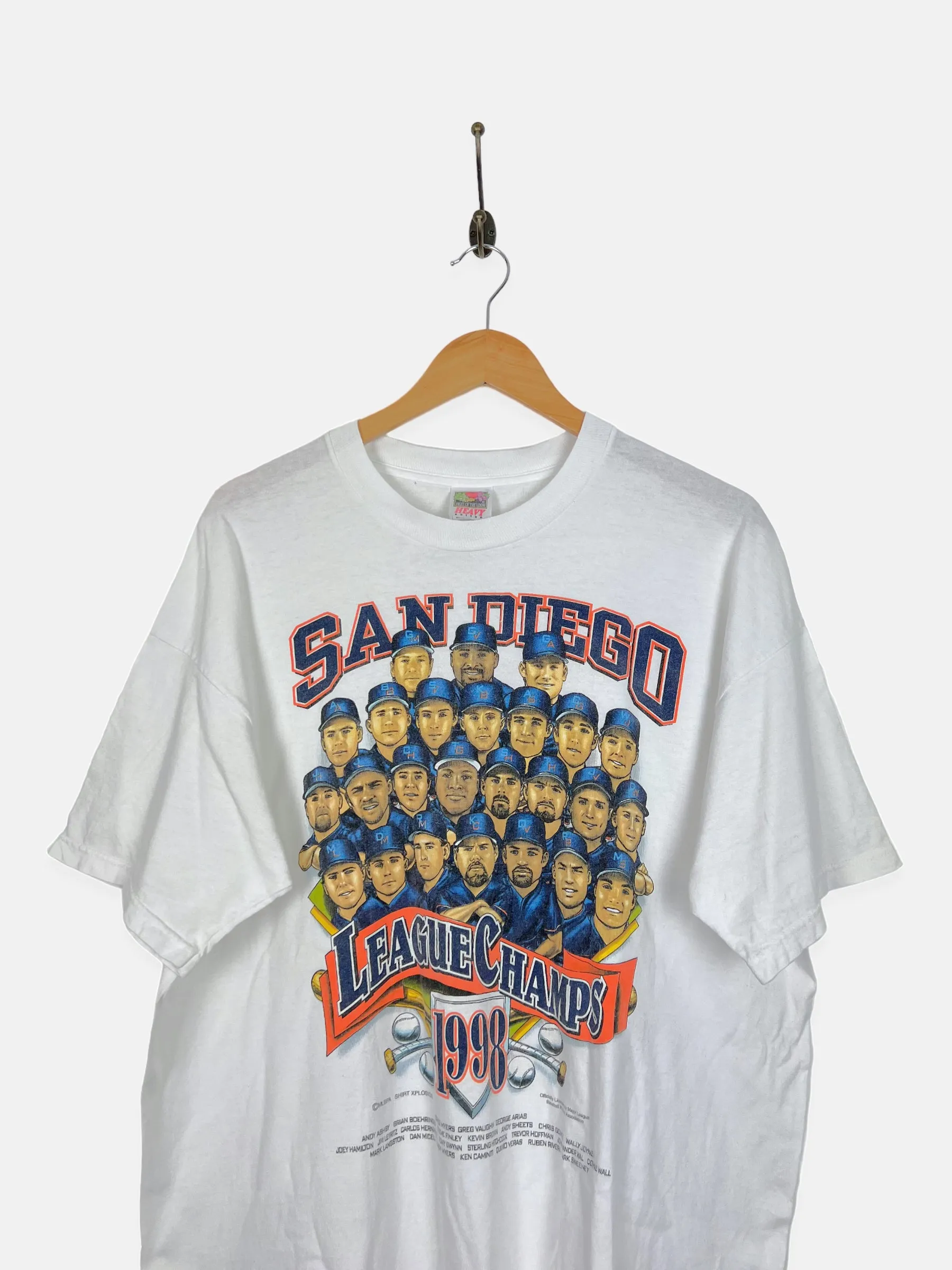 1998 San Diego Padres MLB Vintage T-Shirt Size 2XL