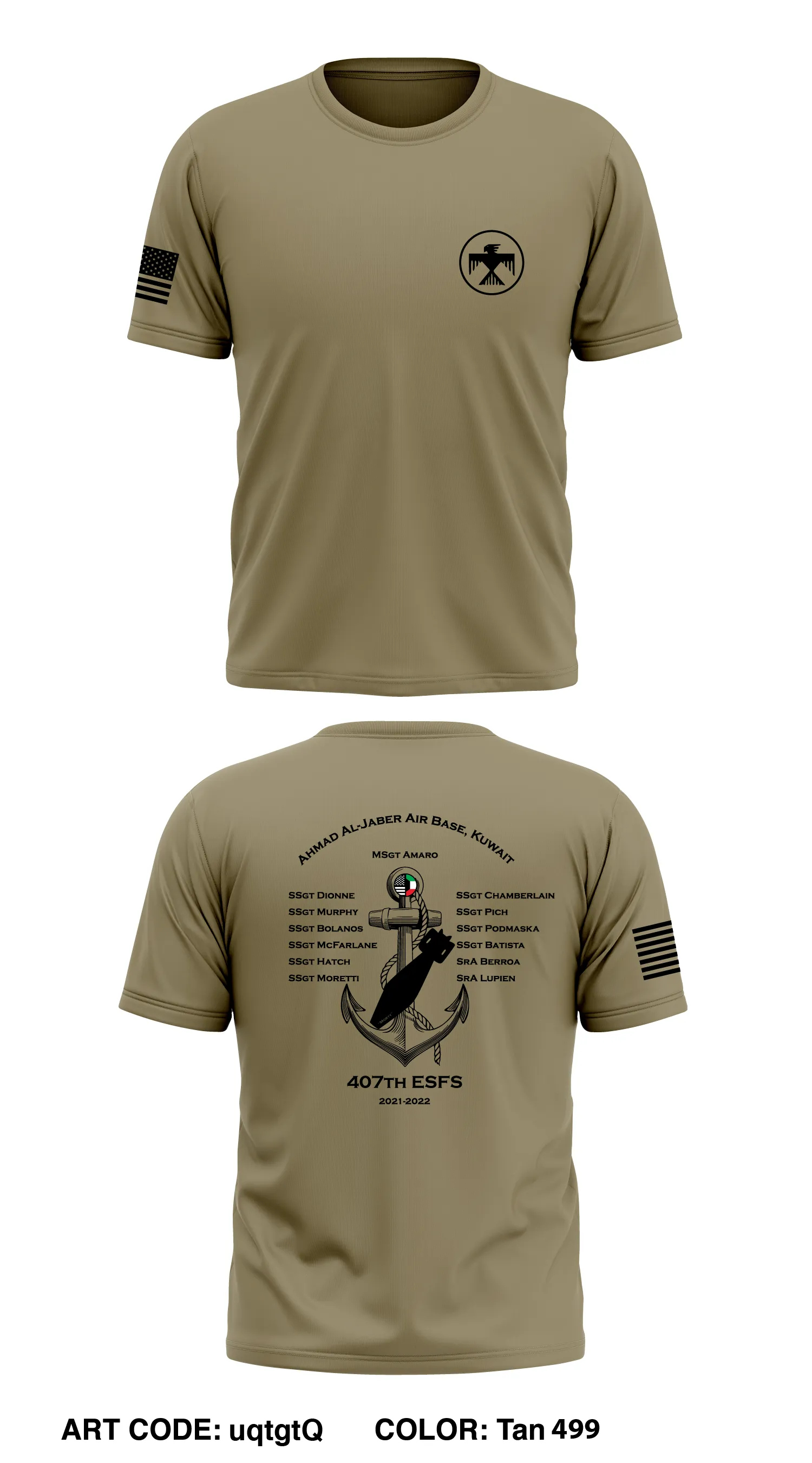 407th ESFS Store 1 Core Men's SS Performance Tee - uqtgtQ