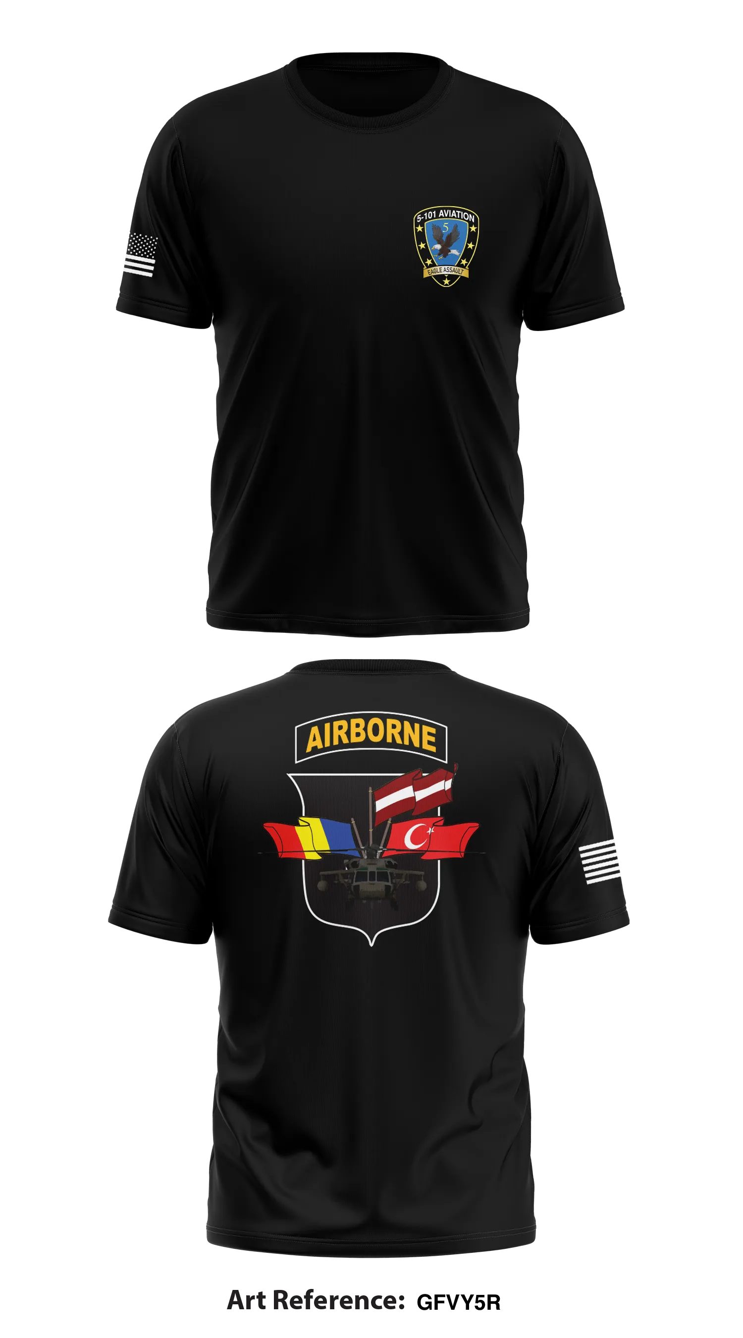 5 101 AVN REGT Store 1 Core Men's SS Performance Tee - gFvy5R
