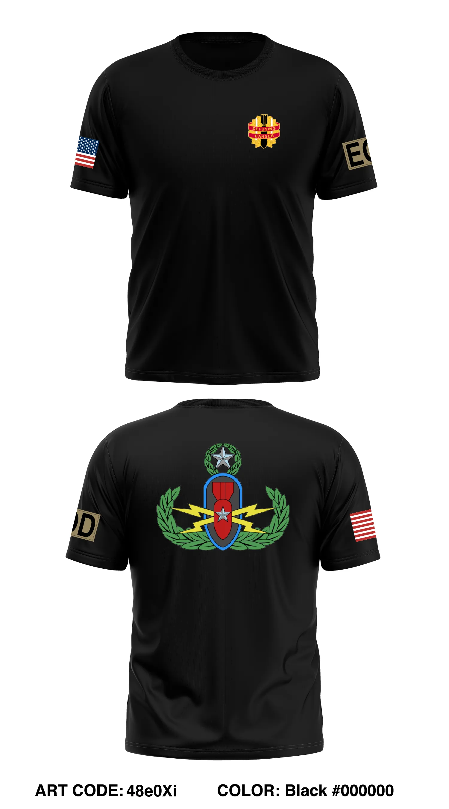 52D Ordnance Group (Explosive Ordnance Disposal) Store 1 Core Men's SS Performance Tee - 48e0Xi