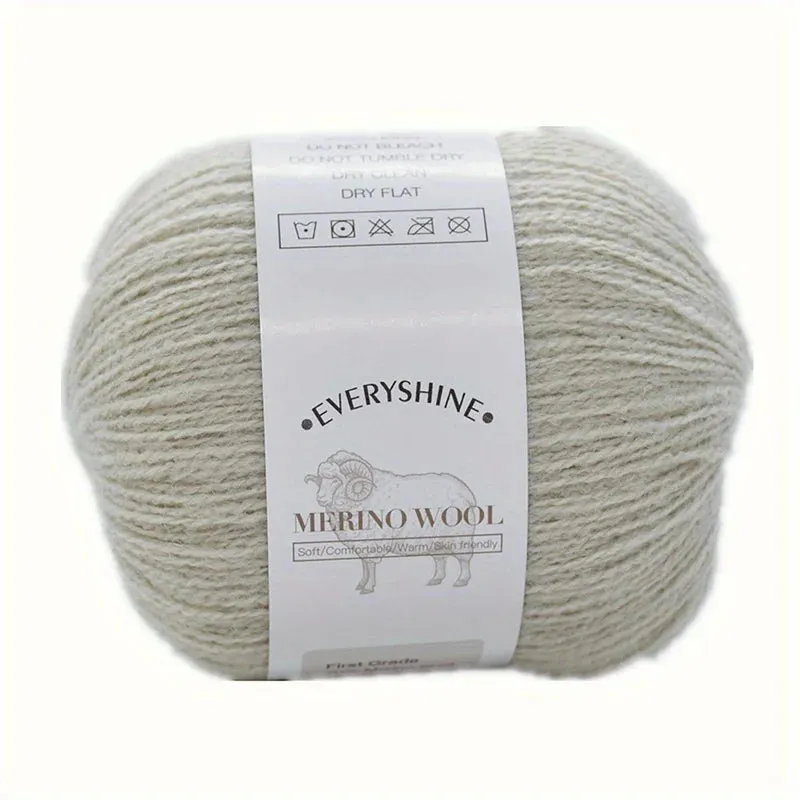 6pcs Merino Wool Silk Yarn For Knitting And Crocheting Scarves, Hats, Sweaters, Shawls, Cardigans, And Gloves Soft 1.76oz/pc