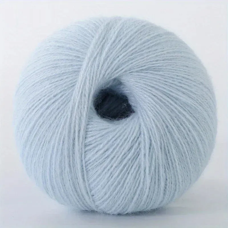 6pcs Merino Wool Silk Yarn For Knitting And Crocheting Scarves, Hats, Sweaters, Shawls, Cardigans, And Gloves Soft 1.76oz/pc