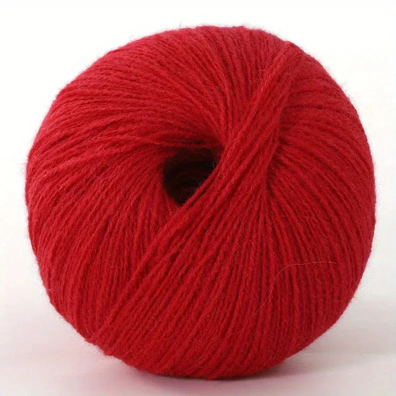 6pcs Merino Wool Silk Yarn For Knitting And Crocheting Scarves, Hats, Sweaters, Shawls, Cardigans, And Gloves Soft 1.76oz/pc