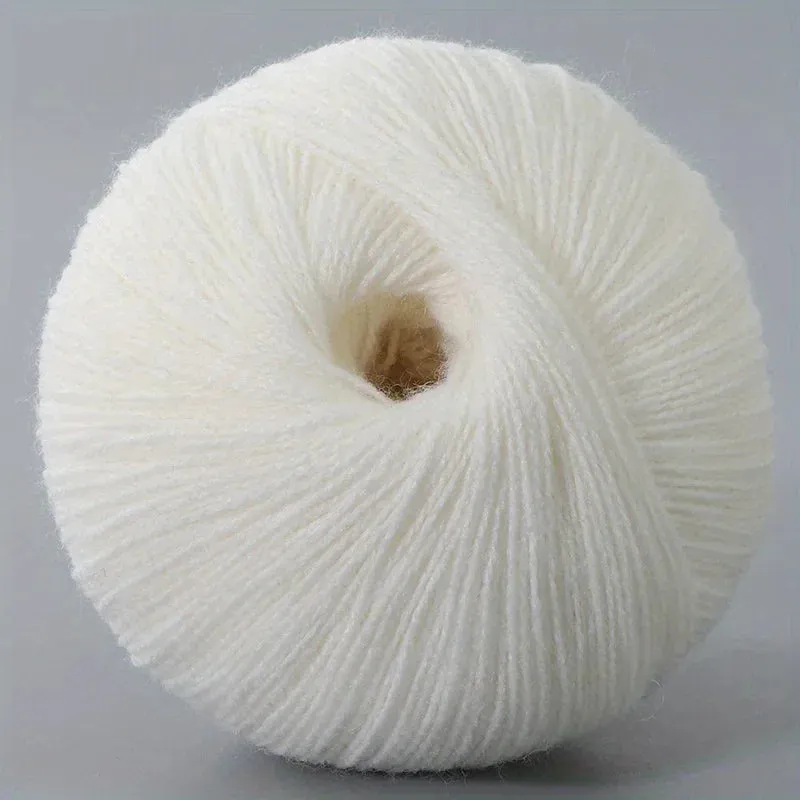 6pcs Merino Wool Silk Yarn For Knitting And Crocheting Scarves, Hats, Sweaters, Shawls, Cardigans, And Gloves Soft 1.76oz/pc