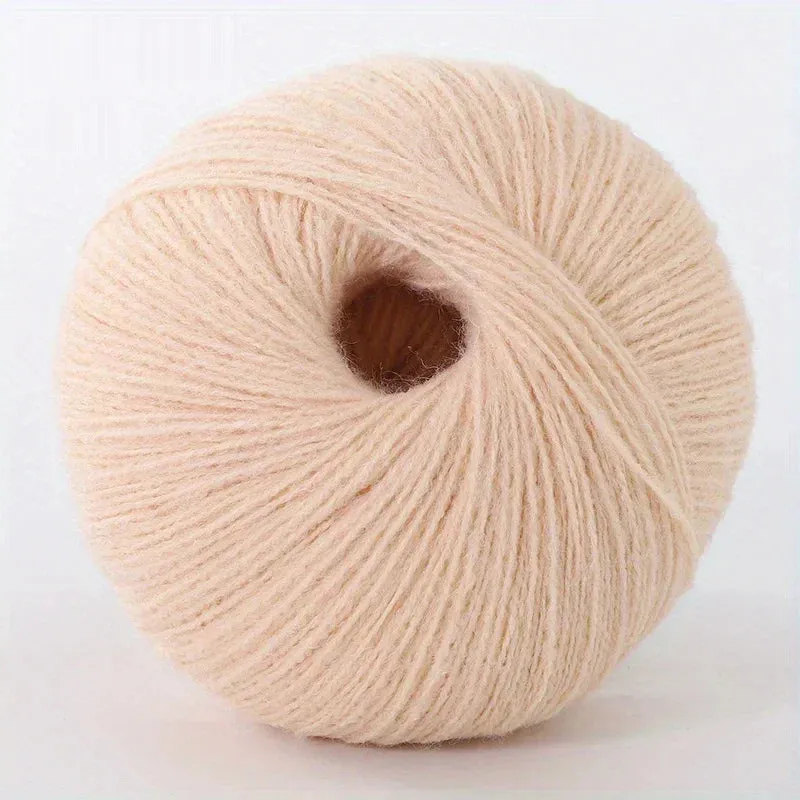 6pcs Merino Wool Silk Yarn For Knitting And Crocheting Scarves, Hats, Sweaters, Shawls, Cardigans, And Gloves Soft 1.76oz/pc