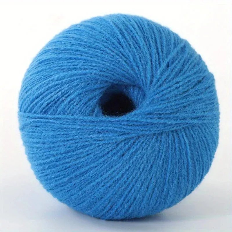 6pcs Merino Wool Silk Yarn For Knitting And Crocheting Scarves, Hats, Sweaters, Shawls, Cardigans, And Gloves Soft 1.76oz/pc