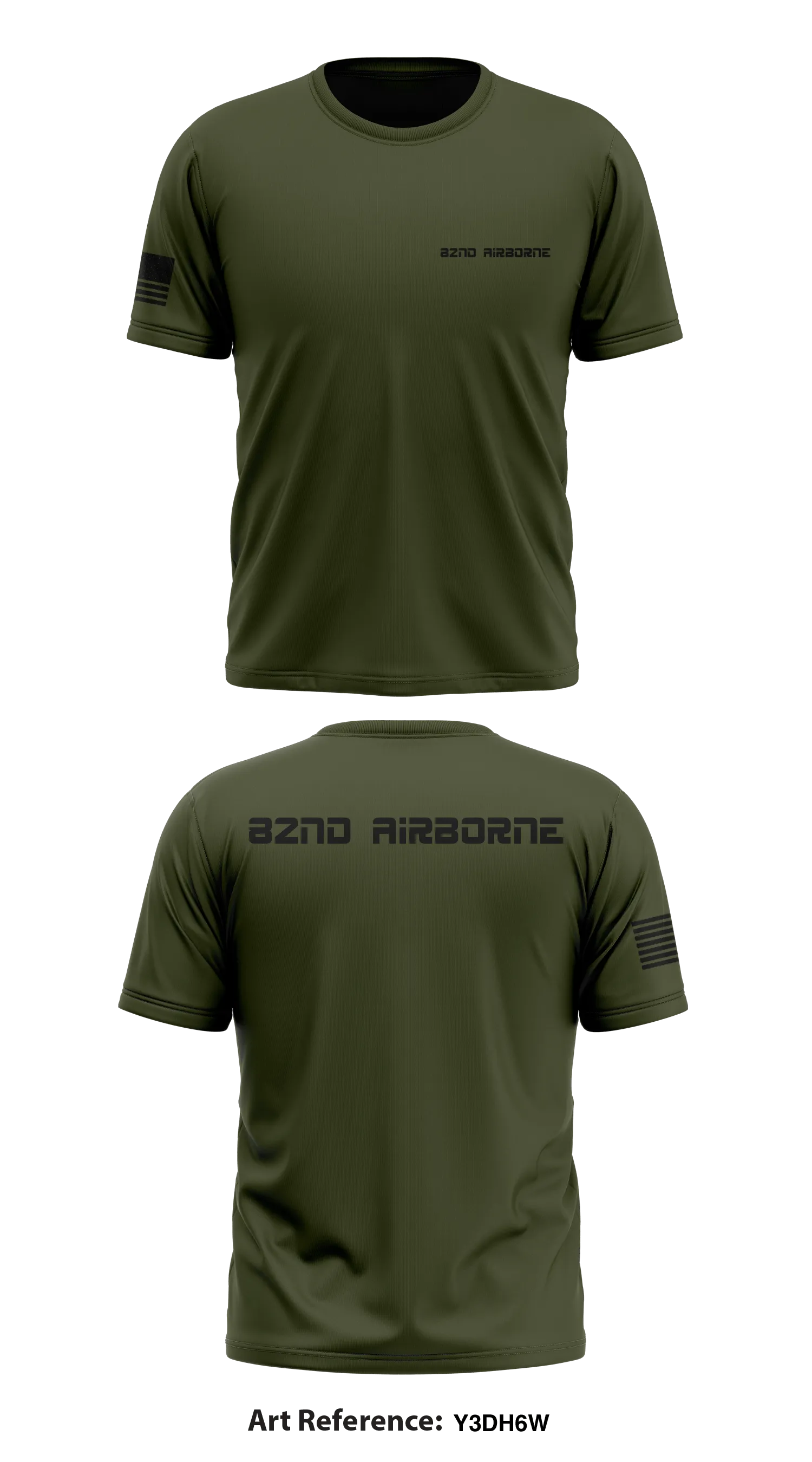 82nd Airborne Store 1 Core Men's SS Performance Tee - y3dh6w