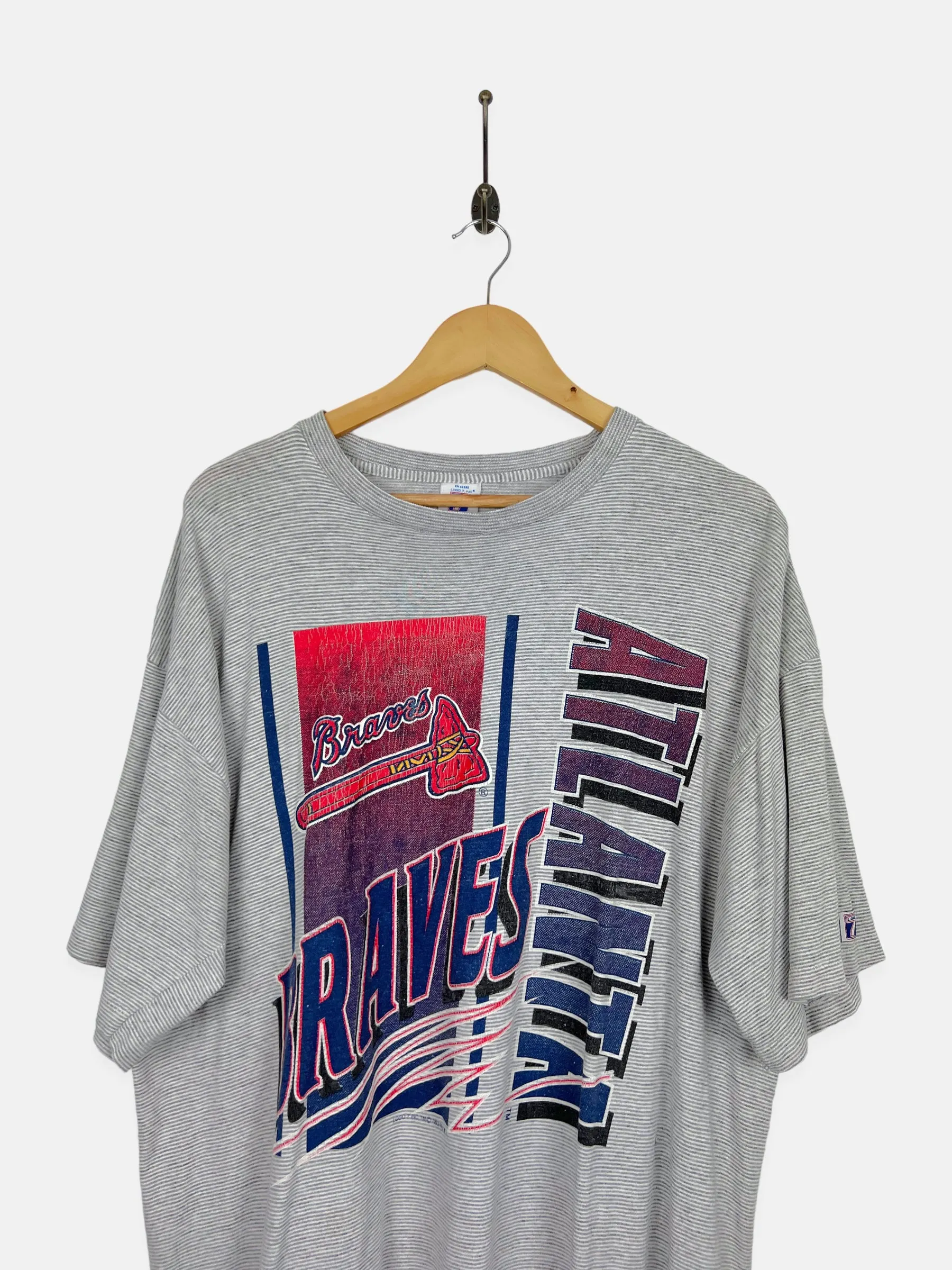 90's Atlanta Braves MLB USA Made Vintage T-Shirt Size L-XL