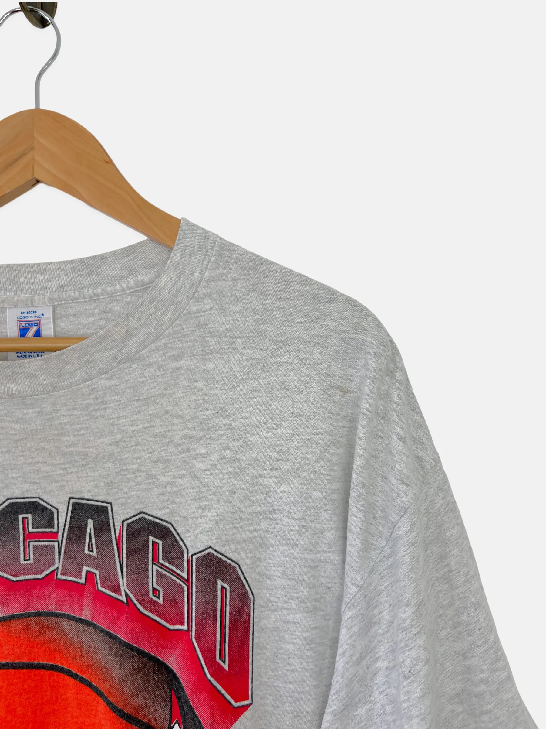 90's Chicago Bulls NBA USA Made Vintage T-Shirt Size 2XL