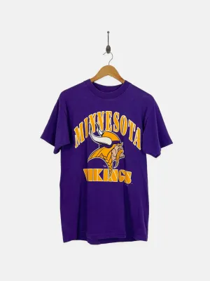 90's Minnesota Vikings NFL USA Made Vintage T-Shirt Size 8-10