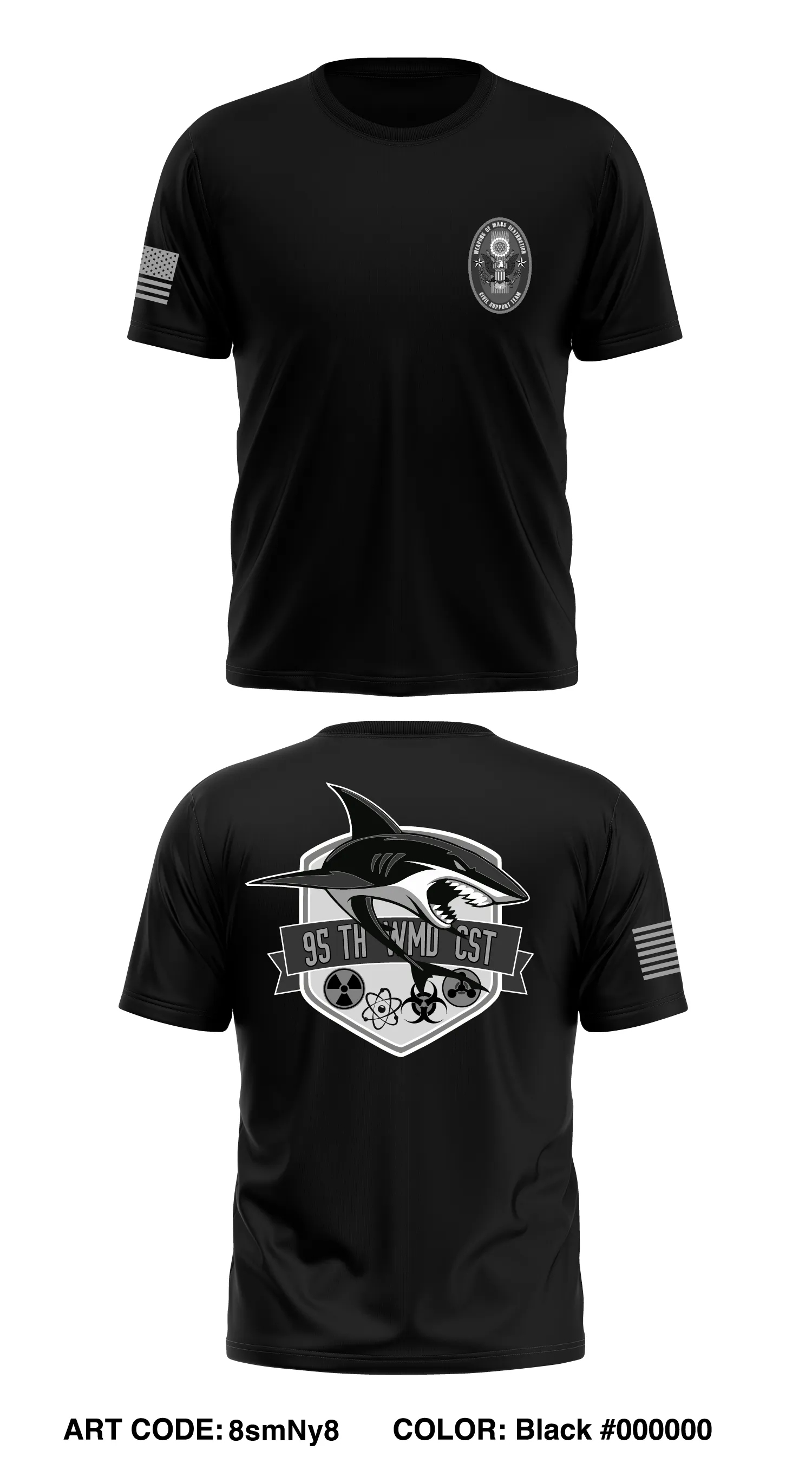 95th WMD CST Store 1 Core Men's SS Performance Tee - 8smNy8
