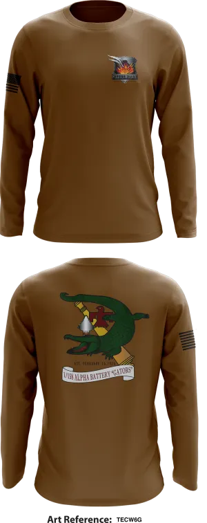 A BTRY 1-158 Store 1 Core Men's LS Performance Tee - tecW6G