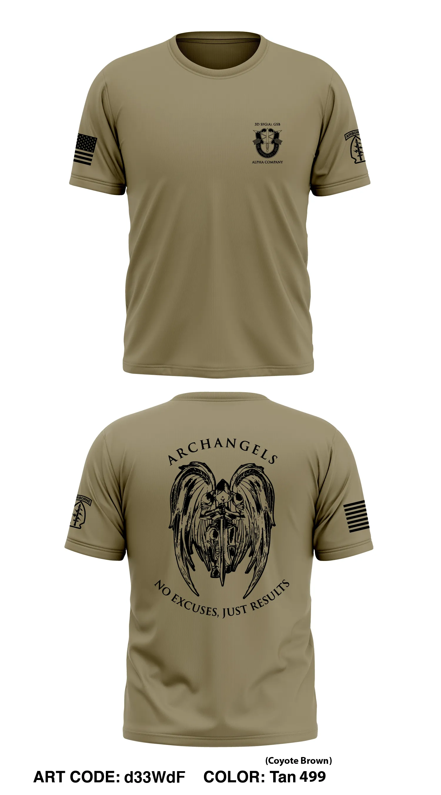 A Co. 3D SFG(A) GSB Store 1 Core Men's SS Performance Tee - d33WdF