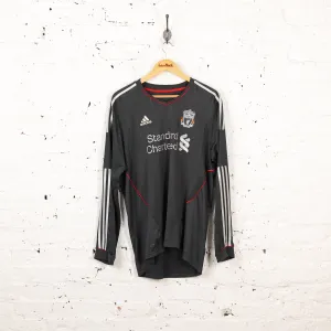 Adidas Liverpool 2001 Suarez Long Sleeve Away Football Shirt - Grey - L