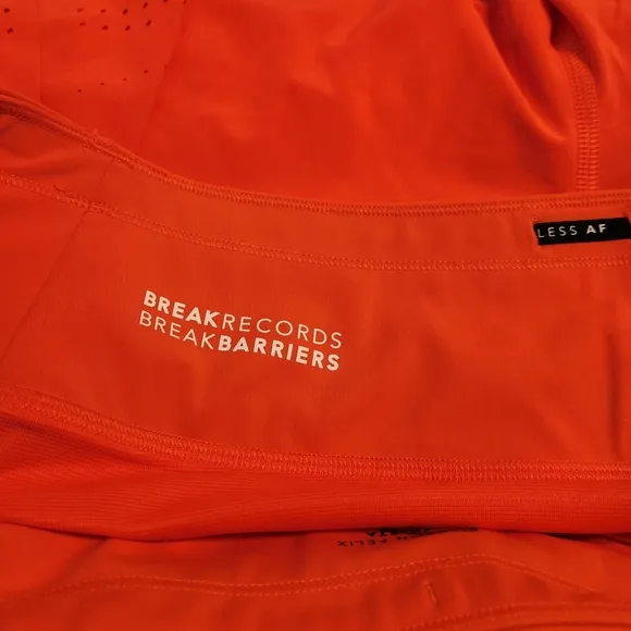 Allyson Felix Athleta RARE Legend Run With It Short in Orange Size 2X SU028