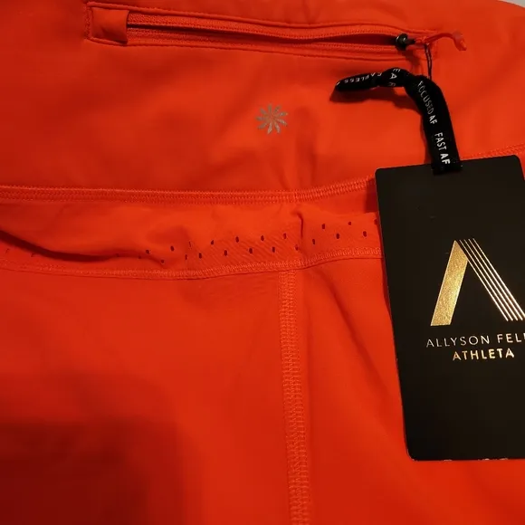 Allyson Felix Athleta RARE Legend Run With It Short in Orange Size 2X SU028