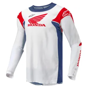 Alpinestars Honda Racer Iconic Jersey White / Bright Blue / Bright Red