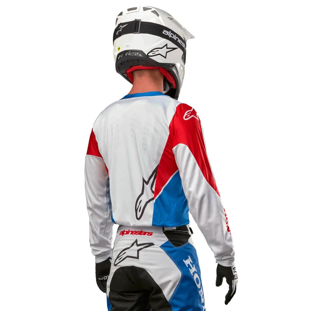 Alpinestars Honda Racer Iconic Jersey White / Bright Blue / Bright Red