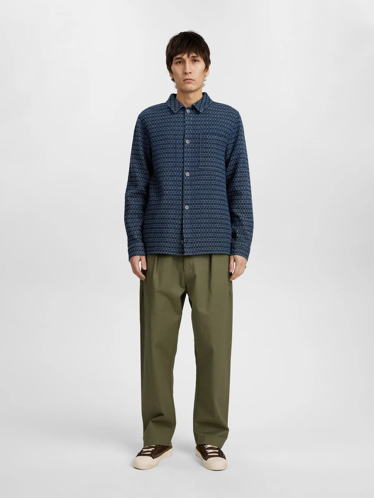 Anerkjendt AKOSCAR INDIGO OVERSHIRT - Sky Captain