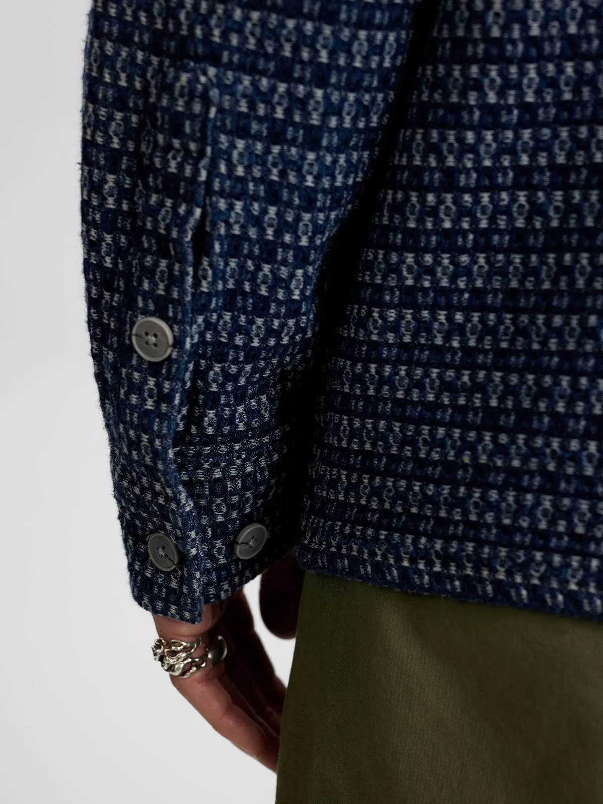 Anerkjendt AKOSCAR INDIGO OVERSHIRT - Sky Captain