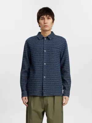 Anerkjendt AKOSCAR INDIGO OVERSHIRT - Sky Captain
