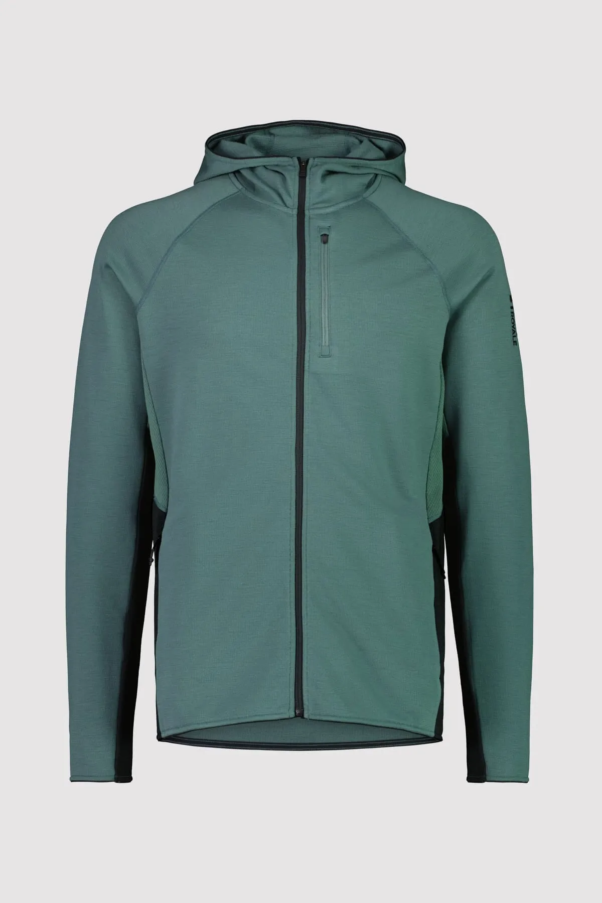 Approach Merino Gridlock Hood - Burnt Sage