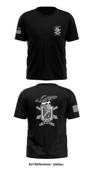 B BTRY 4/133D FA 4TH PLT Core Men's SS Performance Tee - Vdrq4J