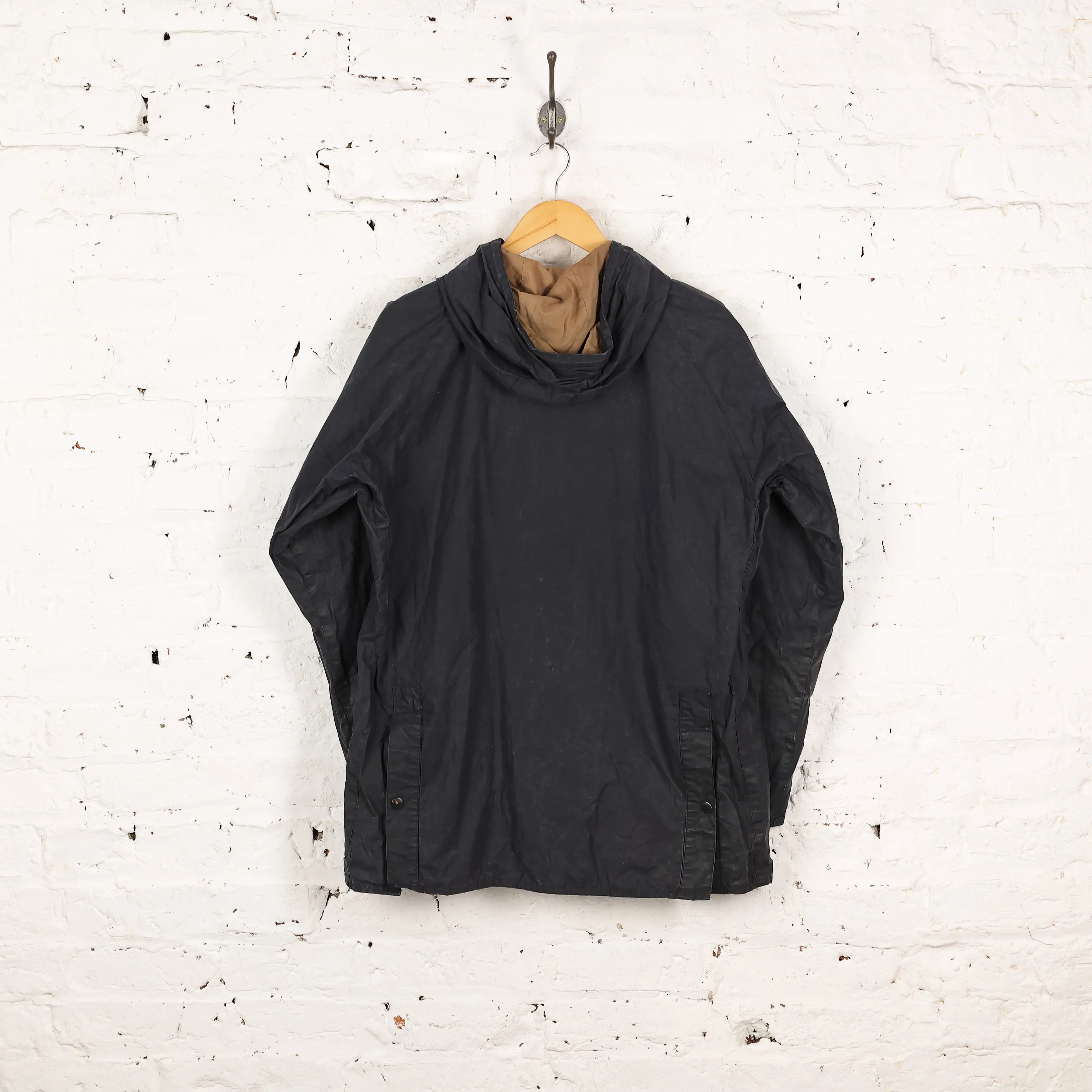 Barbour Lightweight Hooded Bedale Wax Jacket - Blue - L