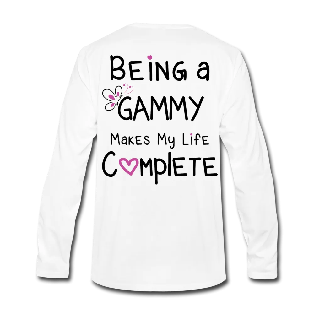 Being a Gammy Makes My Life Complete Men's Premium Long Sleeve T-Shirt