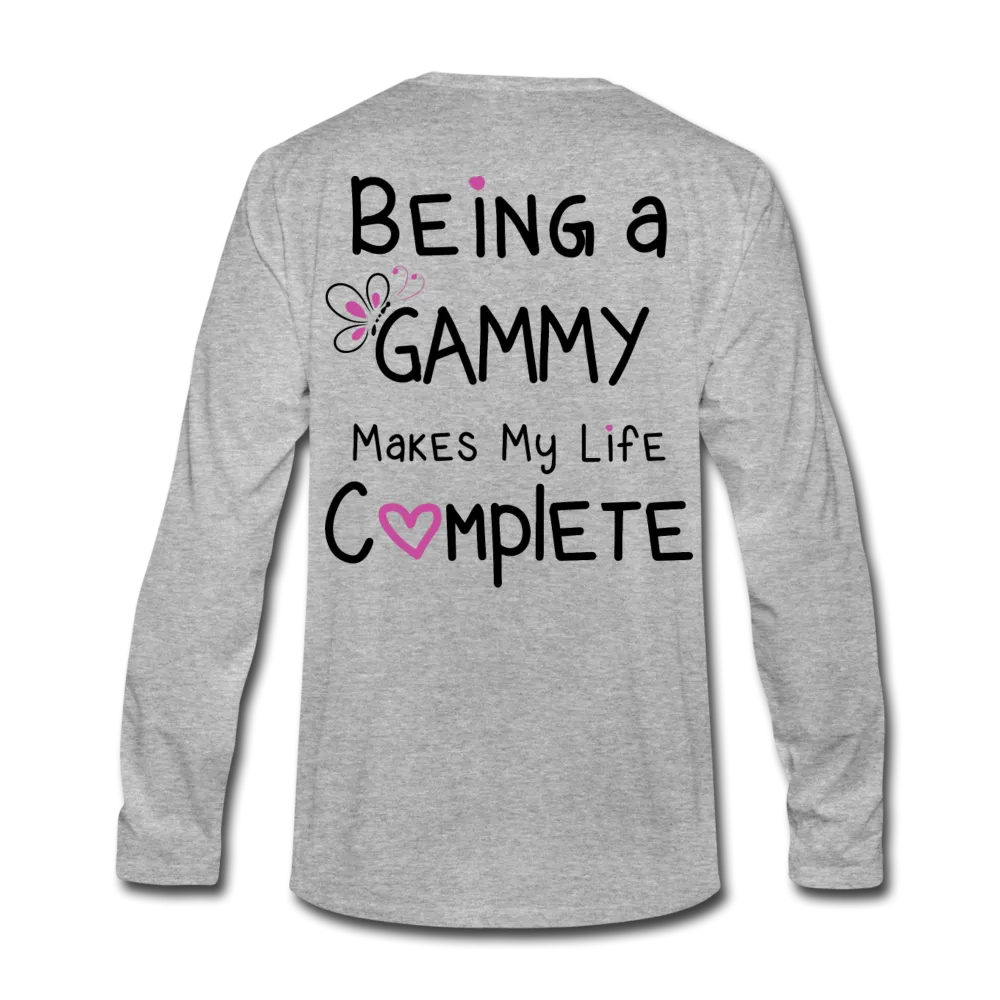 Being a Gammy Makes My Life Complete Men's Premium Long Sleeve T-Shirt