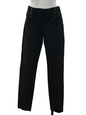 Black Mid Rise Scuba Leggings