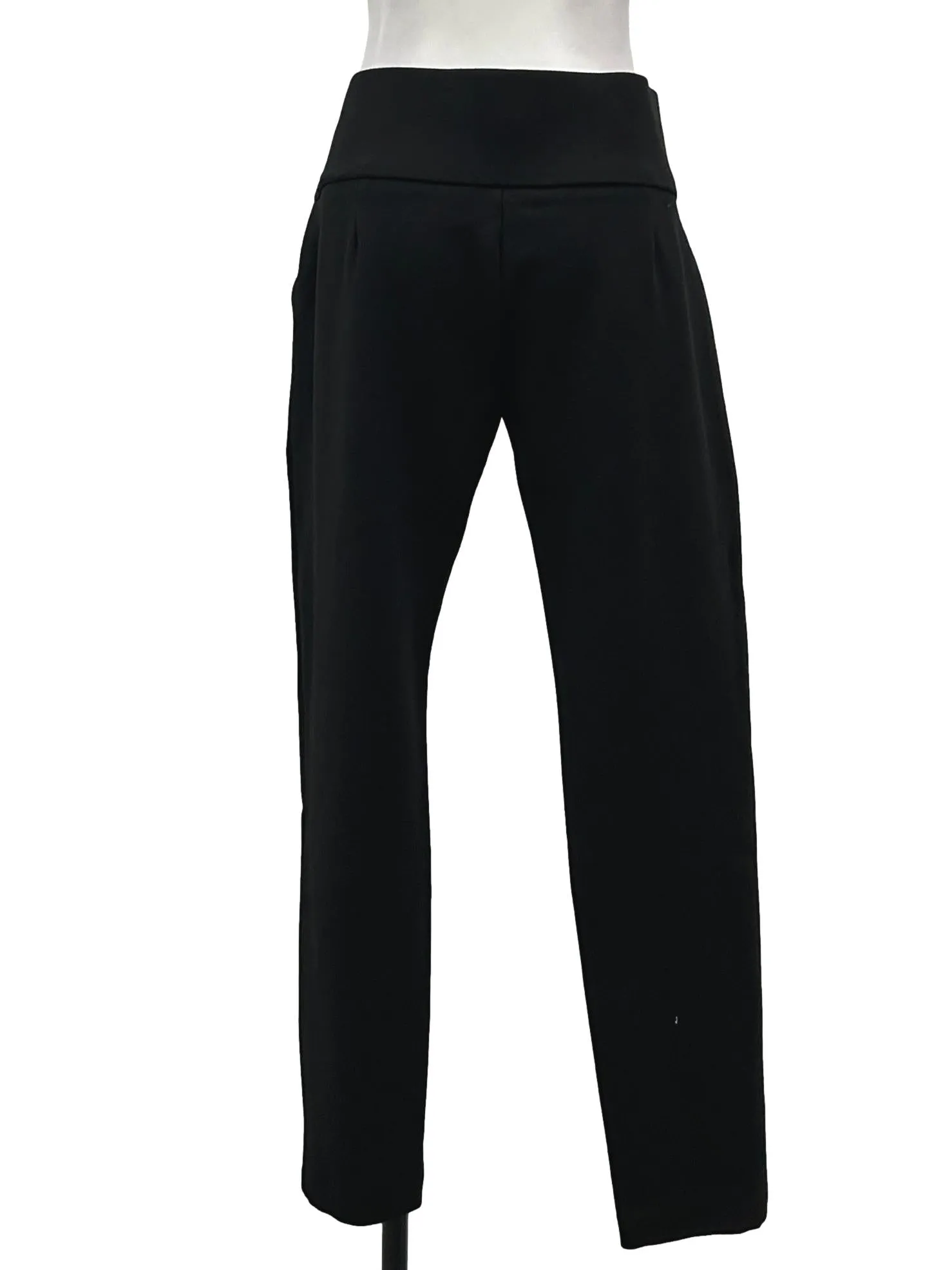 Black Mid Rise Scuba Leggings