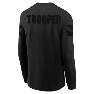 Black Trooper Men's Shirt - Long Sleeve (Black)
