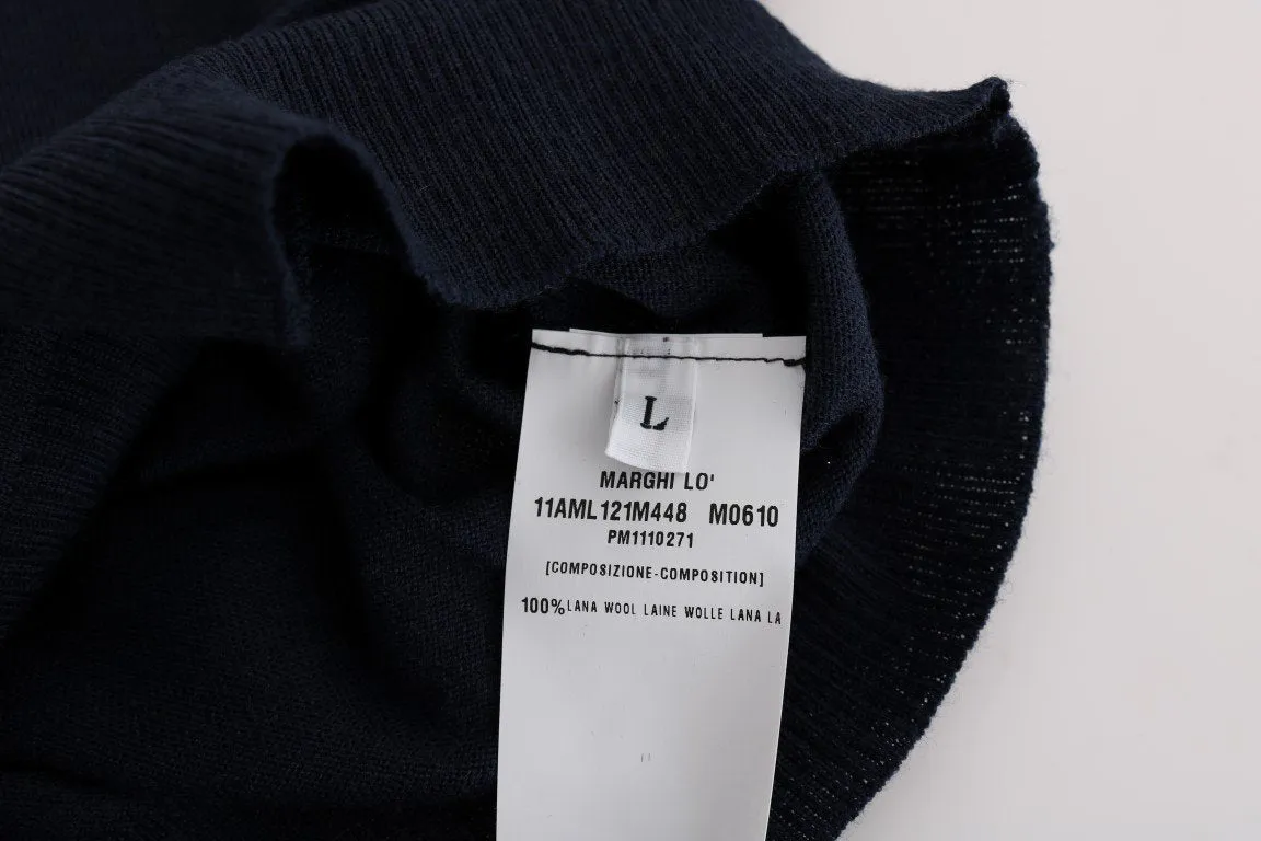 Blue Lana Wool Sweater