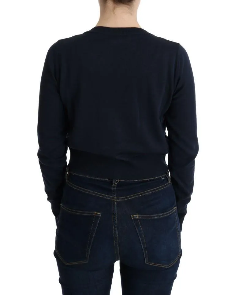 Blue Lana Wool Sweater