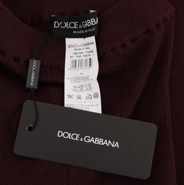 Bordeaux Cashmere Stretch Tights