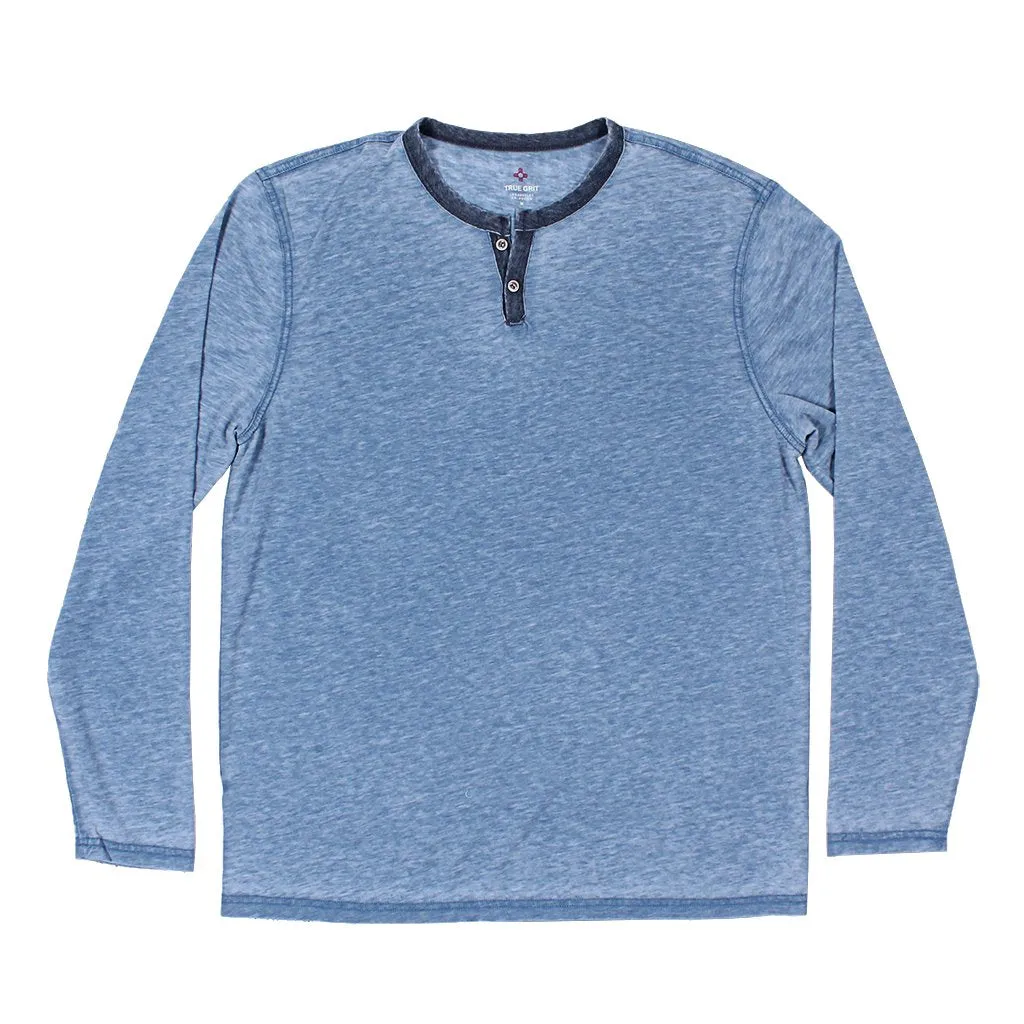 Bowery Burnout Long Sleeve Slit Tee