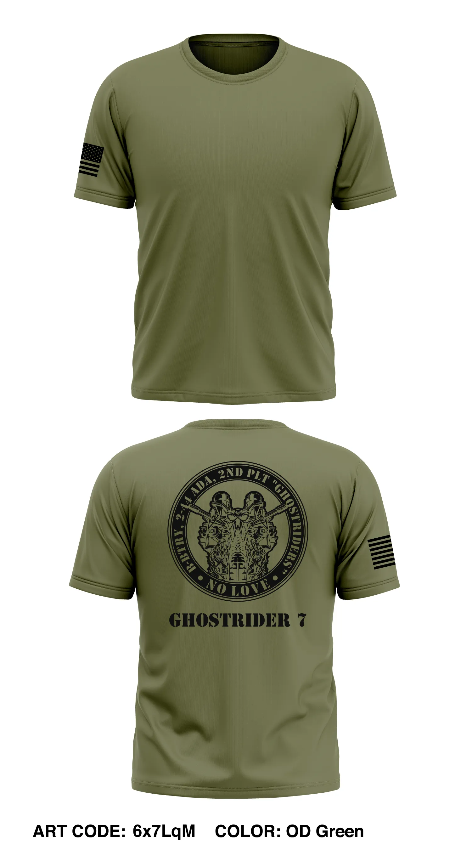 Bravo 2-44 ADA Ghostrider 7 Store Core Men's SS Performance Tee - 6x7LqM