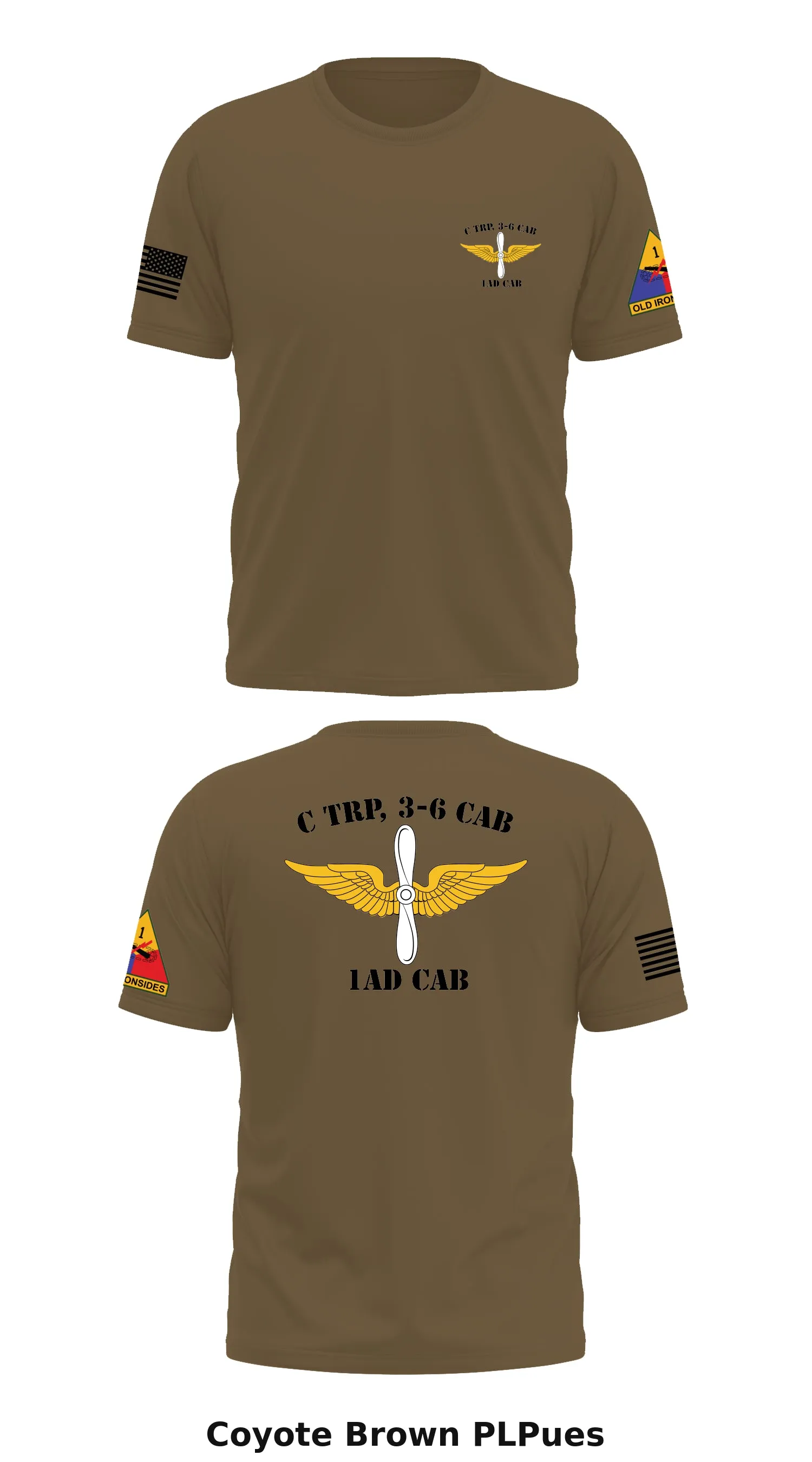 C Trp, 3-6 CAB, 1AD CAB  Store 1 Core Men's SS Performance Tee - PLPues