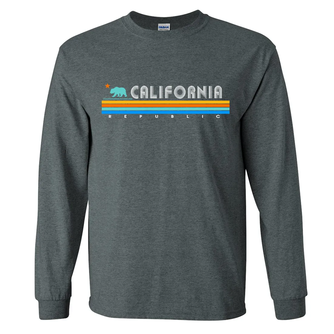 California Republic Vintage Stripe Long Sleeve Shirt
