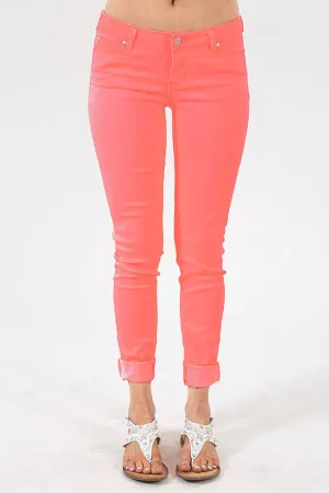Calypso Pants ~ Neon Coral