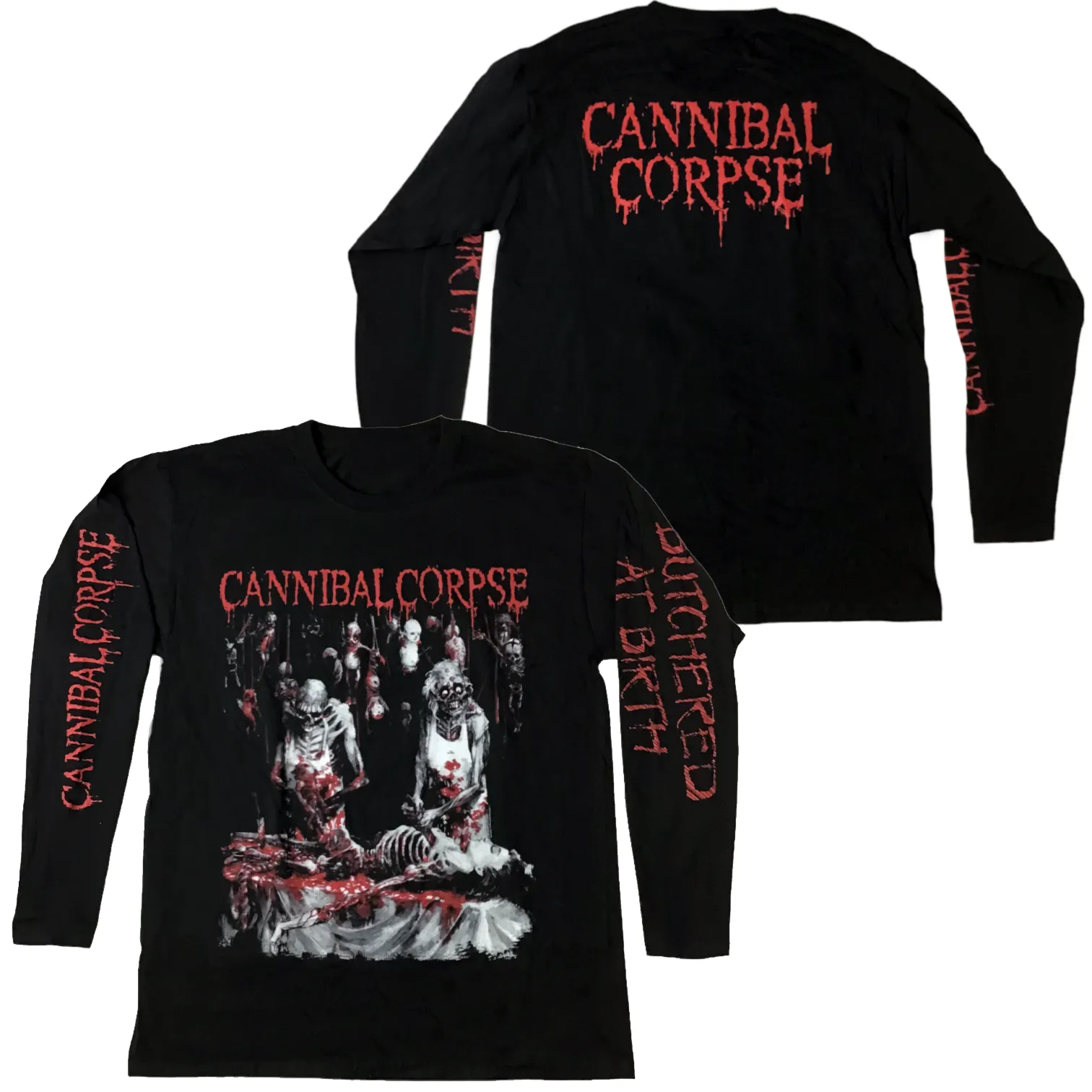 Cannibal Corpse - Butchered At Birth (Explicit Black) long sleeve