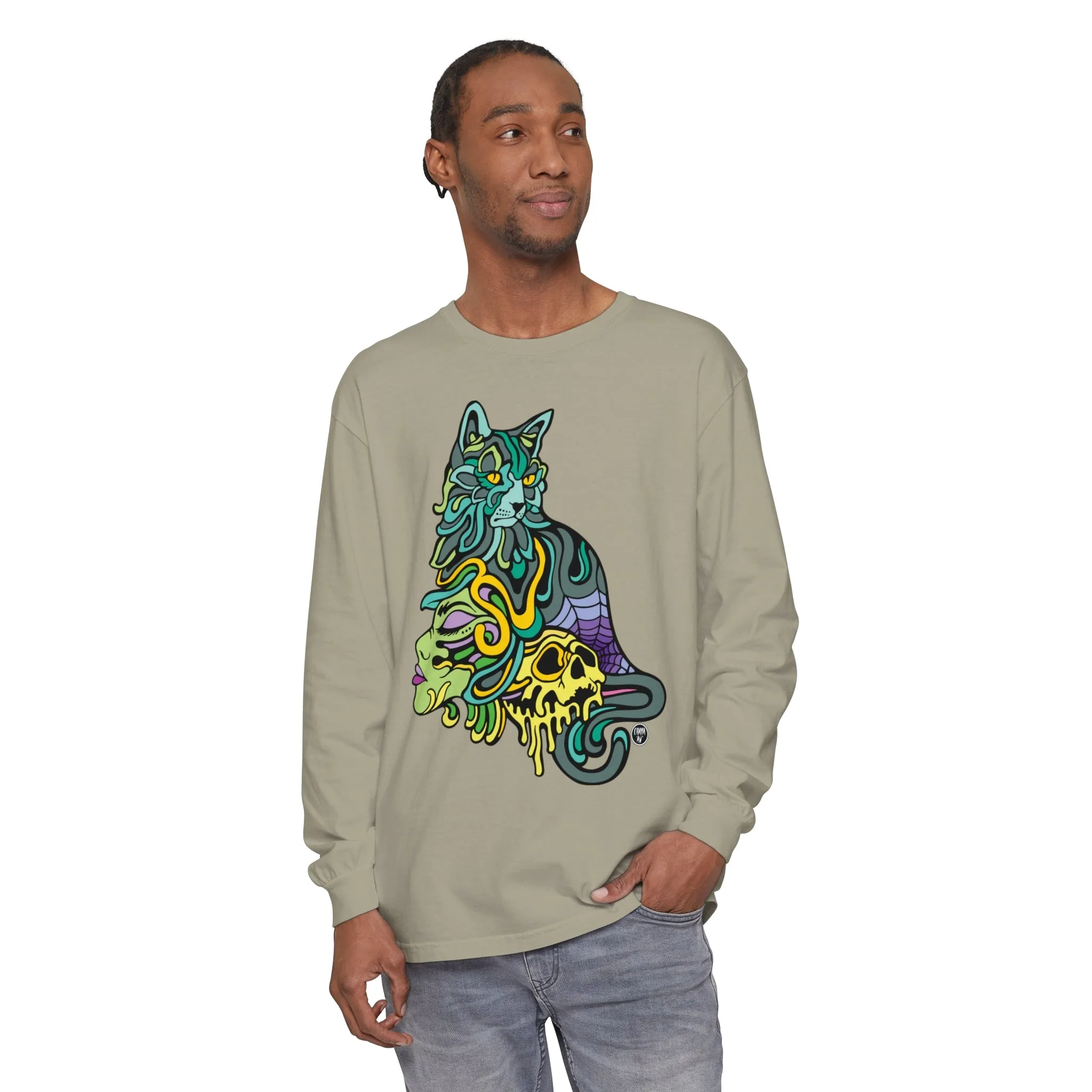 Catwitch (OG) by Chaya Av Unisex Long Sleeve T-Shirt (16 Colors Available)