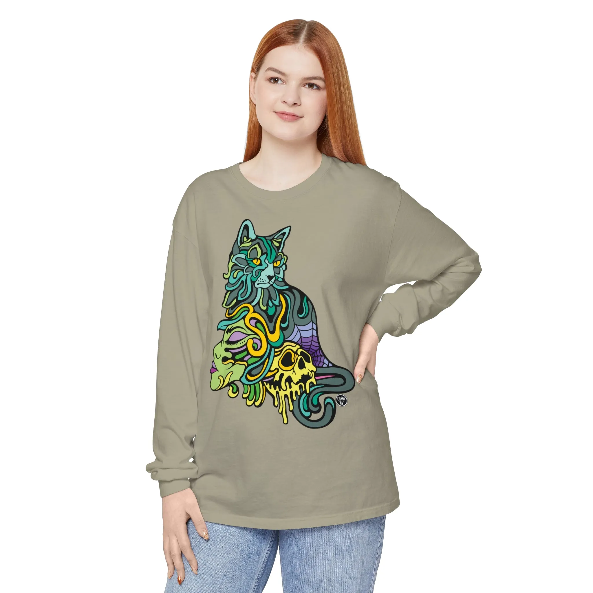 Catwitch (OG) by Chaya Av Unisex Long Sleeve T-Shirt (16 Colors Available)