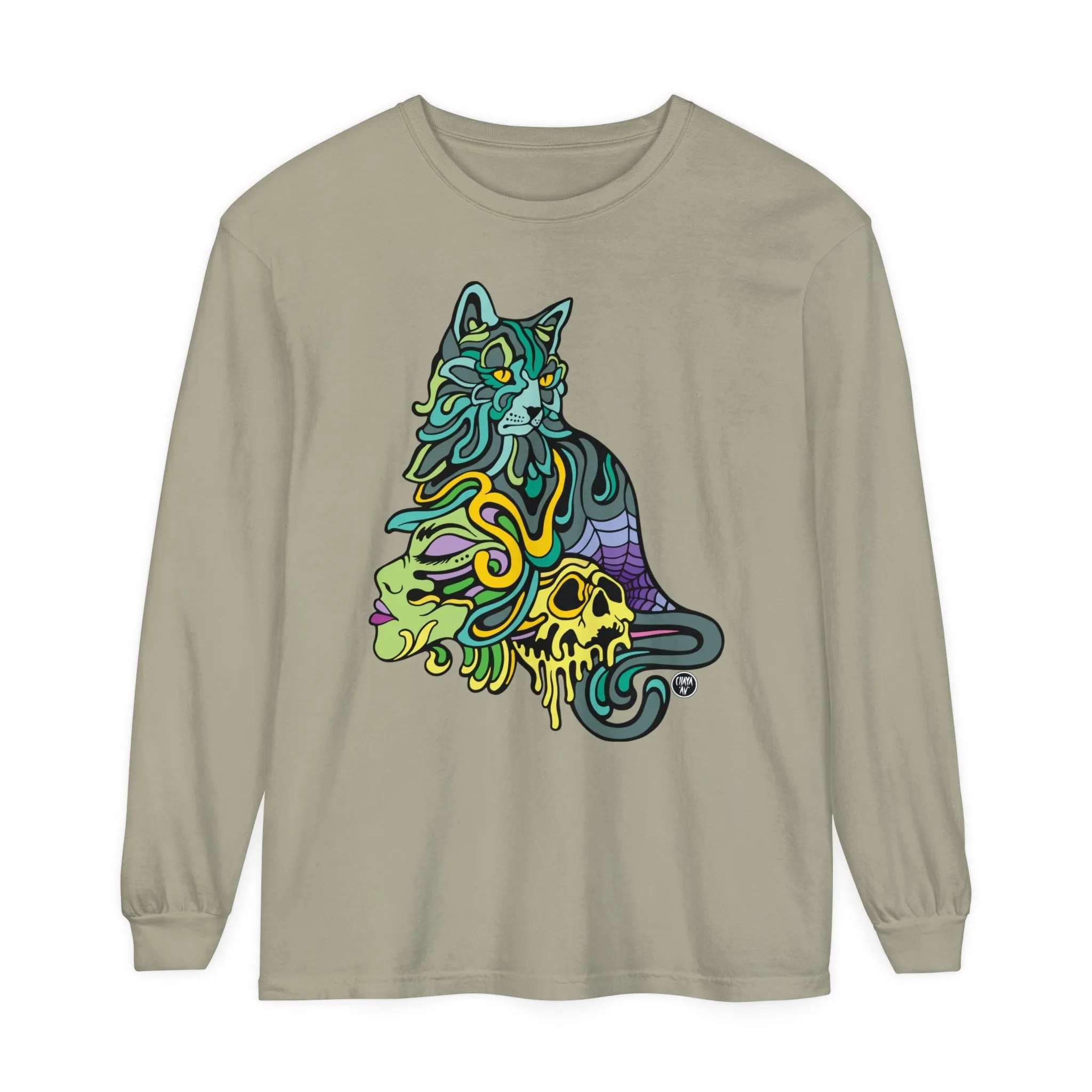 Catwitch (OG) by Chaya Av Unisex Long Sleeve T-Shirt (16 Colors Available)