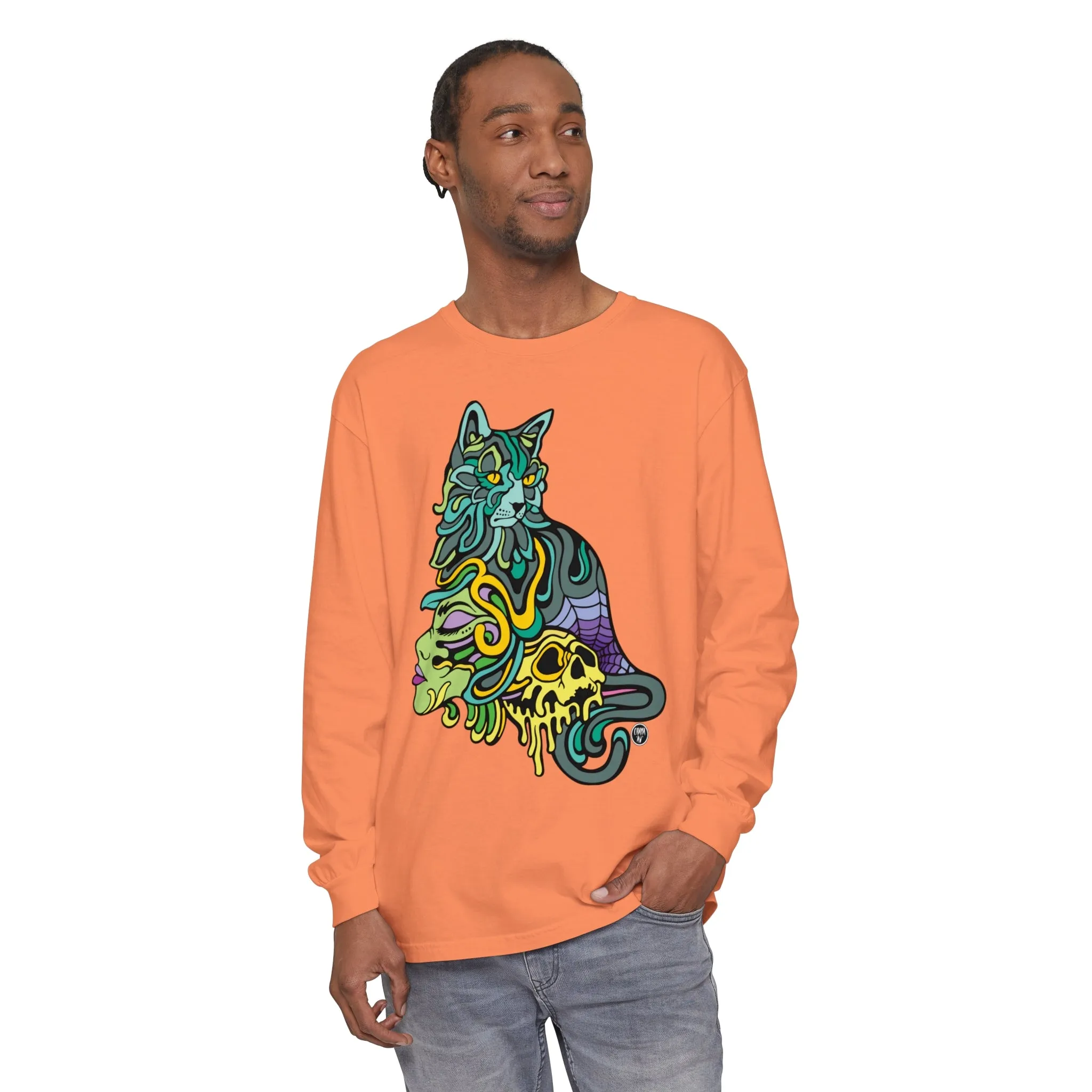 Catwitch (OG) by Chaya Av Unisex Long Sleeve T-Shirt (16 Colors Available)