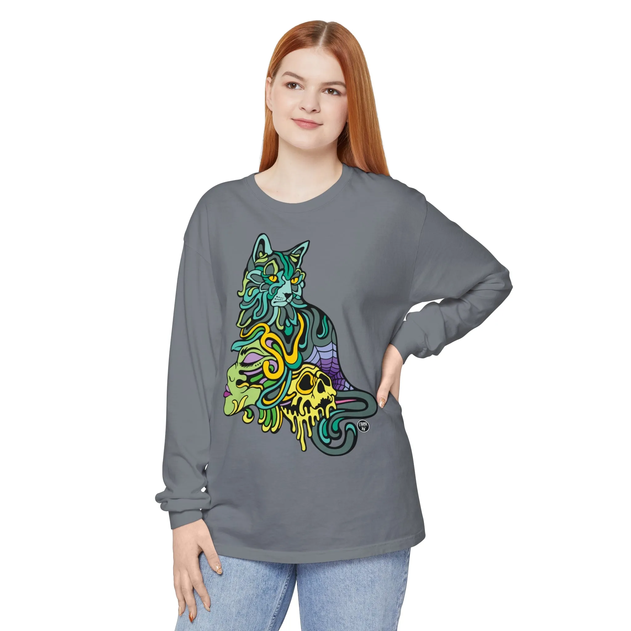 Catwitch (OG) by Chaya Av Unisex Long Sleeve T-Shirt (16 Colors Available)